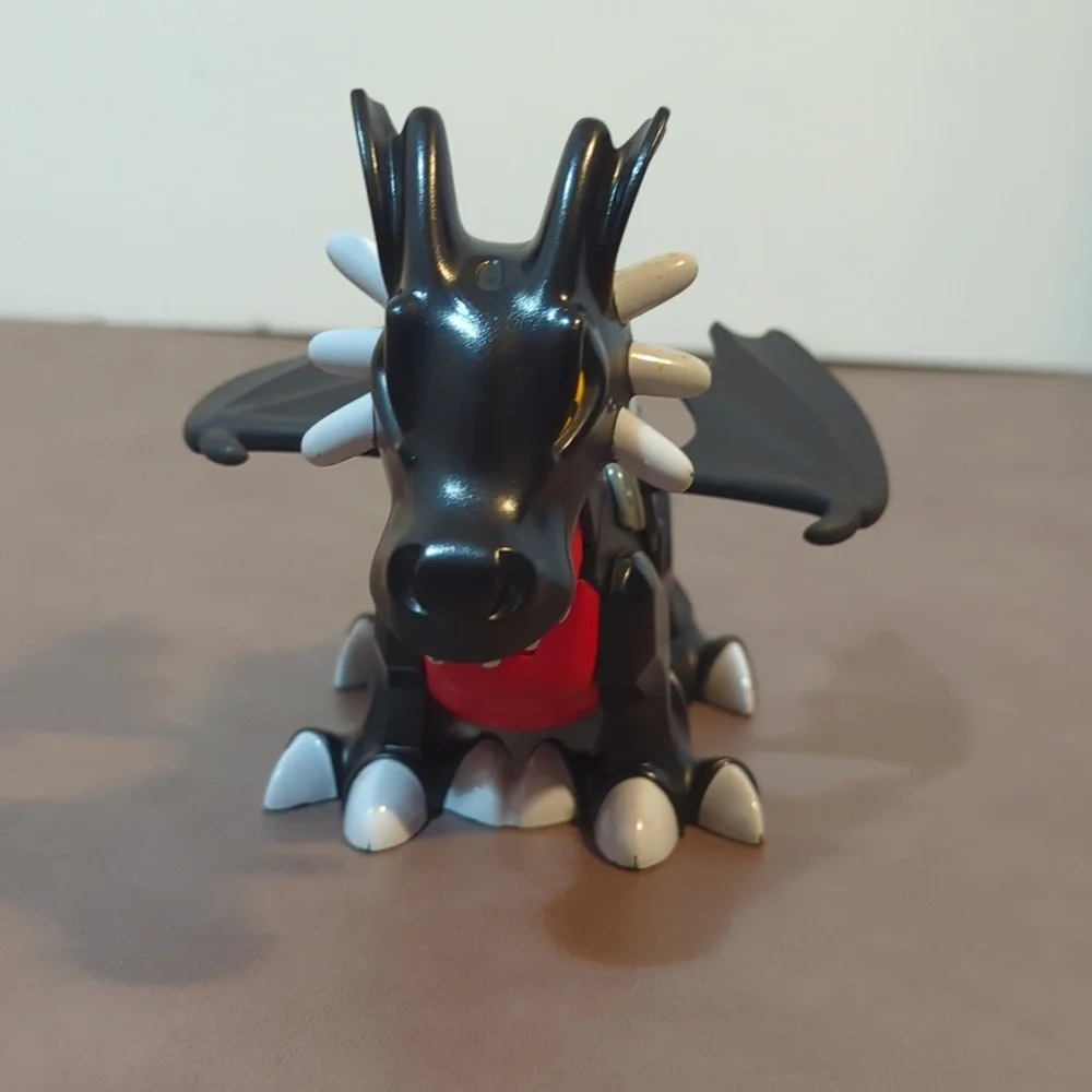 2004 Lego Duplo Black Red White Dragon Castle Black Dragon Set 4784 Articulate